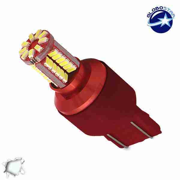 Λαμπτήρας LED T20 7443 με 57 SMD Can Bus 3014 Ψυχρό Λευκό GloboStar 88923