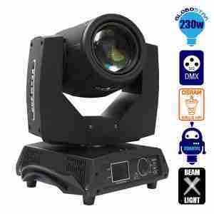 Κινούμενη Ρομποτική Κεφαλή BEAM Osram 7R 230 Watt GloboStar 51115