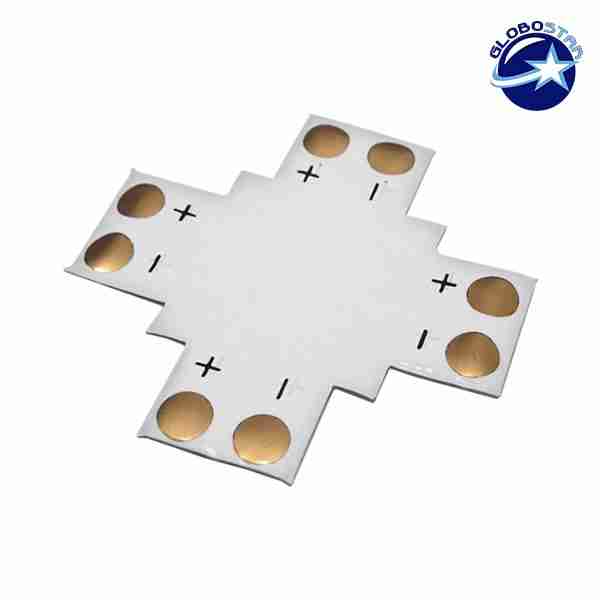 Connector + για Ταινία LED 4.8 Watt GloboStar 77447