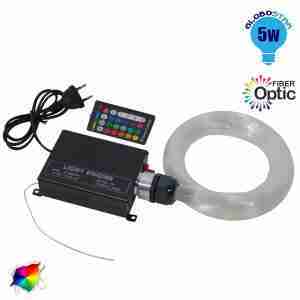 Κιτ Οπτικής Ίνας 150 τεμαχίων 5 Watt RGB με Ασύρματο Χειριστήριο GloboStar 88765