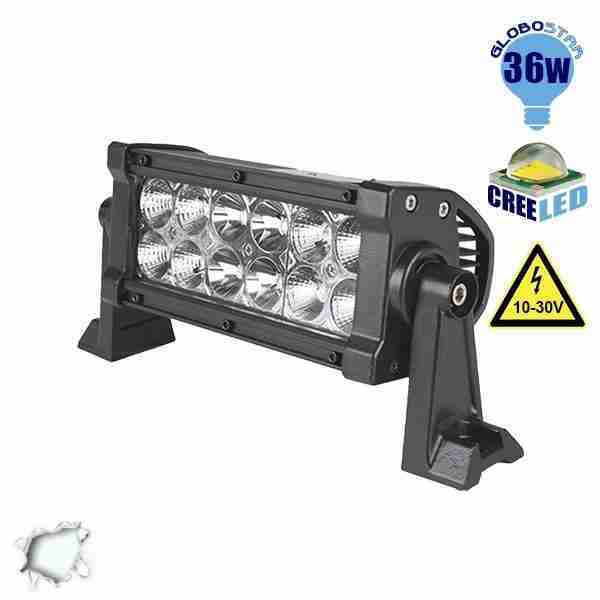 Μπάρα LED 36W CREE Combo 10-30v DC Ψυχρό Λευκό 4320 Lumen GloboStar 05550