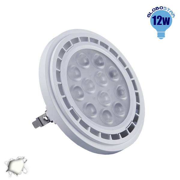 Λαμπτήρας LED AR111 36 Μοίρες 12 Watt 230v Ημέρας GloboStar 01761