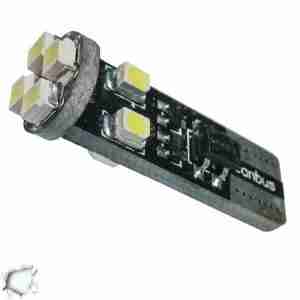 Λαμπτήρας LED T10 Can Bus με 8 SMD 1210 Ψυχρό Λευκό GloboStar 21150