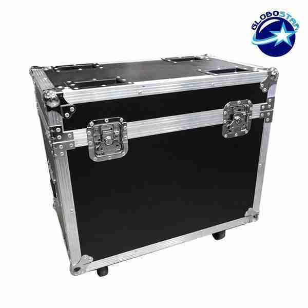 Flight Case Κινούμενης Ρομποτικής Κεφαλής CREE LED 120 Watt TORNADO Super Beam με 4 Κινούμενα Κάτοπτρα Prism Lens DMX512 GloboStar 51123