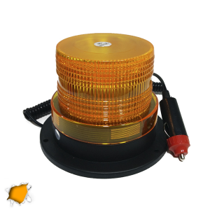 Φάρος Οδικής Βοήθειας LED 12-24 Volt DC Πορτοκαλί με Μαγνήτη Strobe GloboStar 88643
