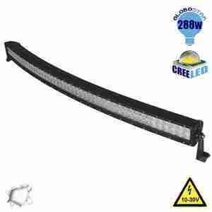 Μπάρα LED Curved 288W CREE Combo 10-30v DC Ψυχρό Λευκό 34560 Lumen GloboStar 05192