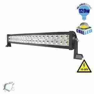 Μπάρα LED 120W CREE Combo 10-30v DC Ψυχρό Λευκό 14400 Lumen GloboStar 25550