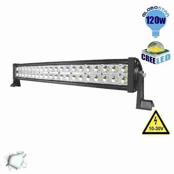 Μπάρα LED 120W CREE Combo 10-30v DC Ψυχρό Λευκό 14400 Lumen GloboStar 25550