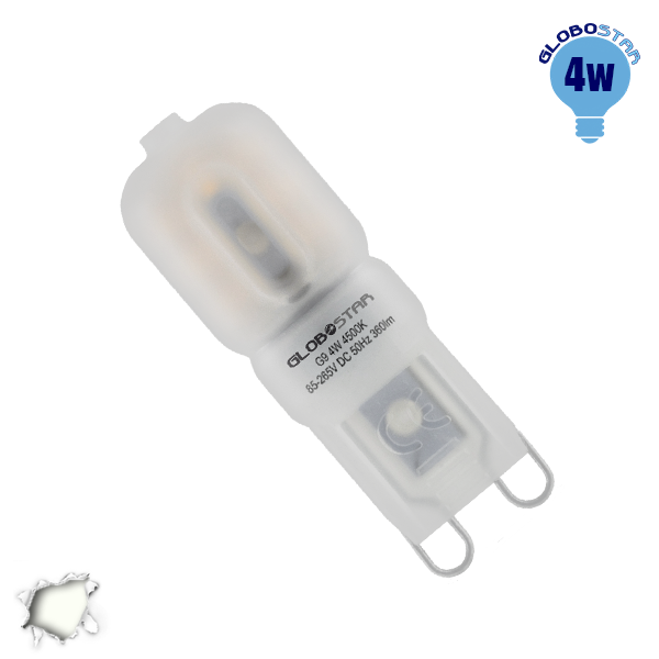 Λάμπα LED G9 4 Watt Ημέρας GloboStar 07421