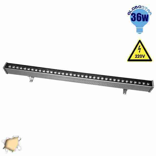 LED Wall Washer 36 Watt 100cm 220v Θερμό Λευκό GloboStar 05013