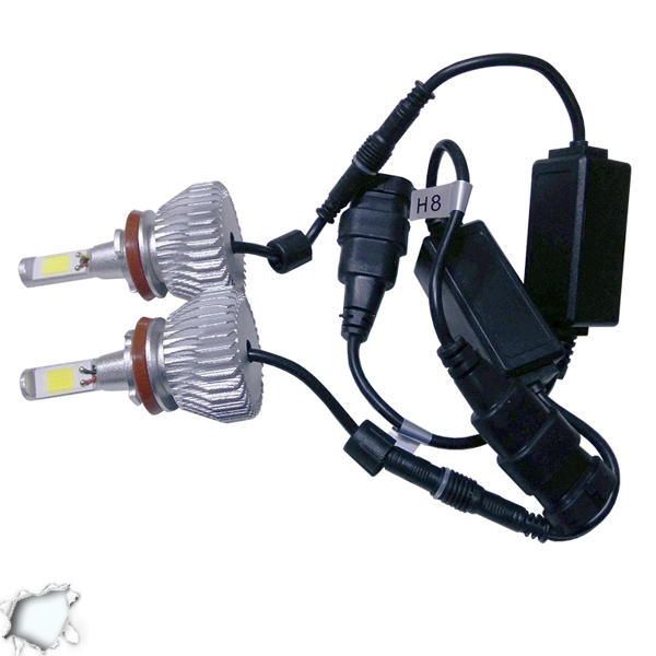 LED HID Kit H16 36 Watt 9-36 Volt DC 3600 Lumen 6000k C6 Economy Line GloboStar 06670