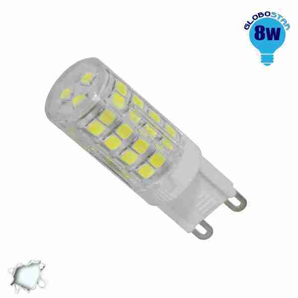 Λάμπα LED G9 8 Watt Ψυχρό GloboStar 55760