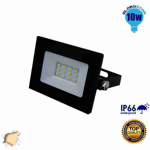 Προβολέας LED Slim Pad 10 Watt 230v Θερμό GloboStar 11113