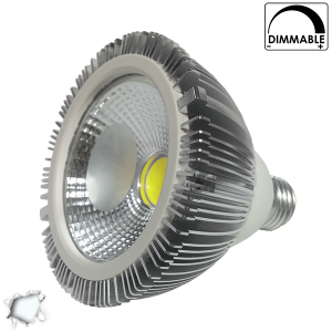 Λαμπτήρας PAR30 COB LED 15 Watt 220 Volt Ψυχρό Λευκό 6000K Dimmable GloboStar 56753