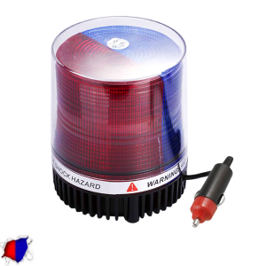 Φάρος Αστυνομίας LED 12-24 Volt DC Μπλε + Κόκκινο με Μαγνήτη Strobe GloboStar 88642