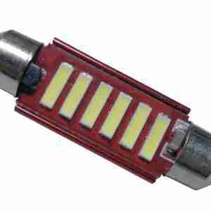 Σωληνωτός LED 42mm 12v Can Bus με 6 SMD 7020 6000k GloboStar 55873