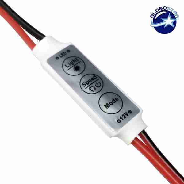 LED Dimmer με Καλώδιο 5-24 Volt 72 Watt GloboStar 77411