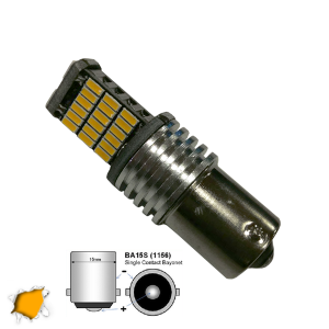 Λαμπτήρας 1156 45 SMD 4014 Can Bus 12v Πορτοκαλί GloboStar 04461