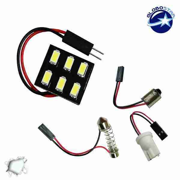 Πλακέτα LED PCB με 6 smd 5630 Ψυχρό Λευκό GloboStar 40150