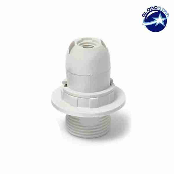 ΣΕΤ Ντουί E14 με Ροδέλα Πλαστικό Λευκό DIY GloboStar 90071
