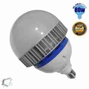 Λαμπτήρας E27 High Bay LED 80 Watt Ψυχρό Λευκό 6000k GloboStar 54682