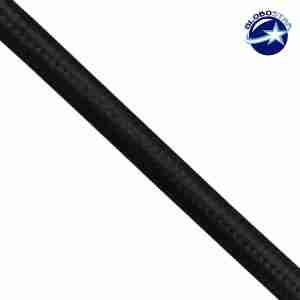 Στρογγυλό Υφασμάτινο Καλώδιο 2 x 0.75mm² Μαύρο GloboStar 80011