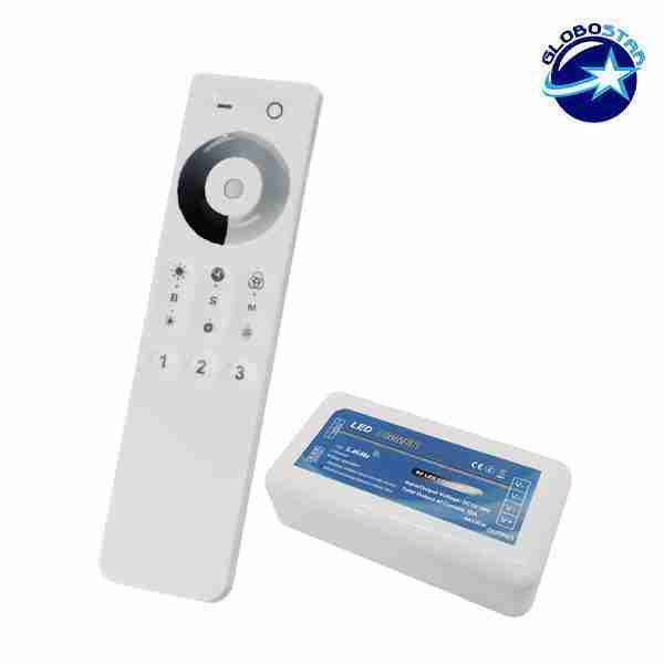 Σετ Ασύρματο RF 2.4G LED Dimmer Αφής 12-24 Volt για Ένα Group GloboStar 04038