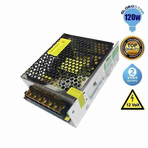 Τροφοδοτικό 120 Watt 12 Volt DC Ρυθμιζόμενο GloboStar 68830