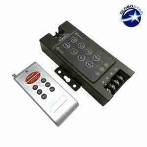 Ασύρματος LED Controller RGB 360 Watt 12-24 Volt GloboStar 55530
