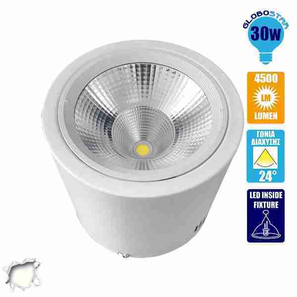 f0931d globostar led down light 30w dw