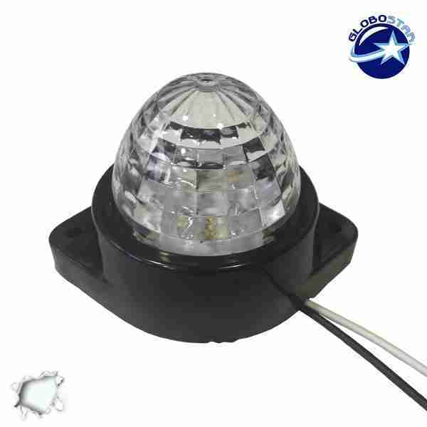 LED Πλευρικά Φώτα Όγκου Φορτηγών BULLET IP66 6 SMD 24 Volt Ψυχρό GloboStar 75480