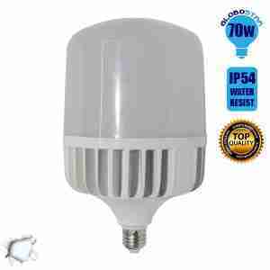 Λαμπτήρας E27 High Bay LED 70 Watt IP54 Ψυχρό Λευκό 6000k GloboStar 78009