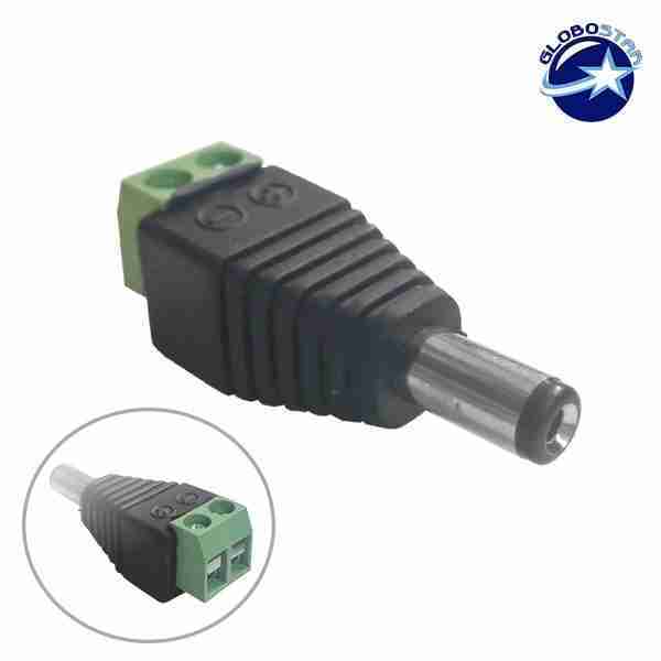 fafea5 globostar led strip plug conector male