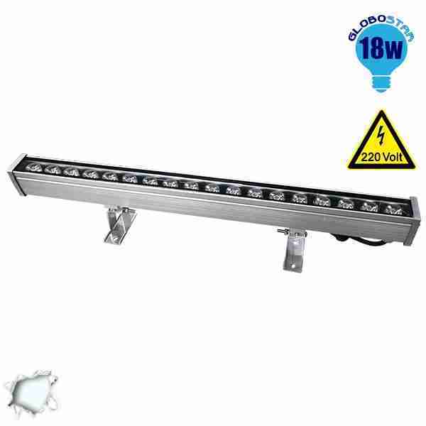 LED Wall Washer 18 Watt 50cm 220v Ψυχρό Λευκό GloboStar 05006