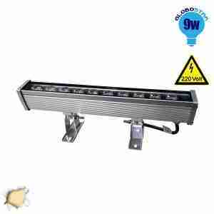 LED Wall Washer 9 Watt 30cm 220v Θερμό Λευκό GloboStar 05003