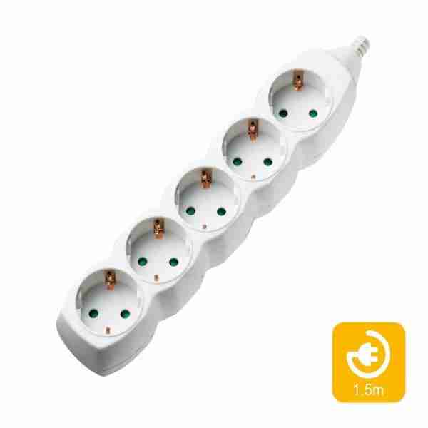 Πολύπριζα 5θ χωρίς Διακόπτη 1,5M,3g1,5 COM