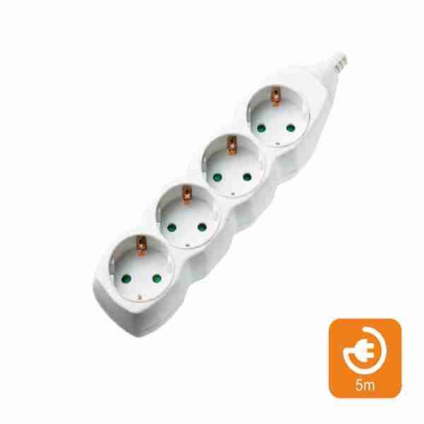 Πολύπριζα 4θ χωρίς Διακόπτη 5M,3g1,5 COM