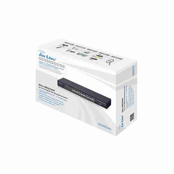 AIRLIVE GSH2404W Switch 24 4 port Gigabit Managed - Image 2