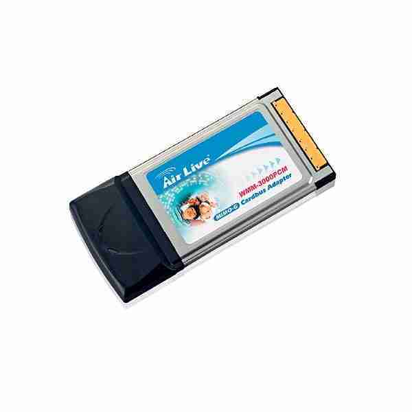 AIRLIVE WMM-3000PCM Wireless CARDBUS adapter, MIMO-G 125Mbps