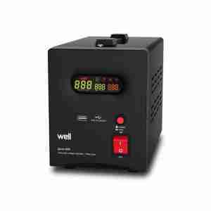 AVR-1500VA WELL ΨΗΦΙΑΚΟ με USB έξοδο GUARD LCD Display Black