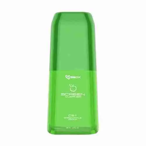 SBOX SCREEN CLEANER WITH MICROFIBER CLOTH GREEN APPLE