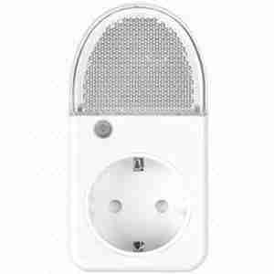 <p> HEITECH LED NIGHT LIGHT SOCKET WITH POWER ADAPTER</p>