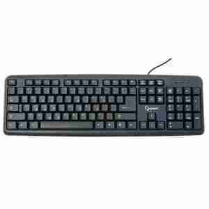 GEMBIRD STANDARD KEYBOARD USB GREEK LAYOUT BLACK
