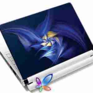 <p> LAMTECH 9.2'-12.4' LAPTOP SKIN BLUE FLOWER</p>