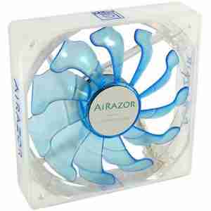 LC-POWER CASE FAN 120mm BLUE PWM SILICONE FRAME FOR VIBRATION CONTACT