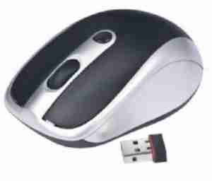 GEMBIRD WIRELESS OPTICAL MOUSE SILVER BLACK