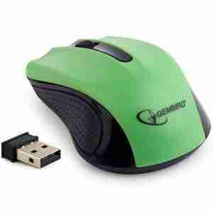 GEMBIRD WIRELESS OPTICAL MOUSE GREEN