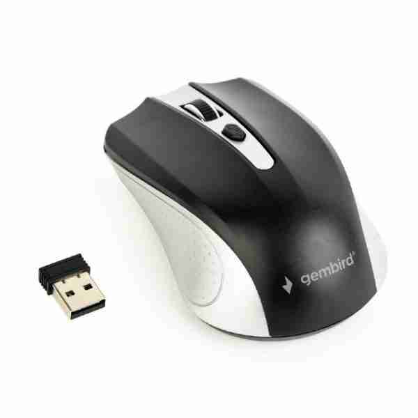 GEMBIRD WIRELESS OPTICAL MOUSE SILVER/BLACK