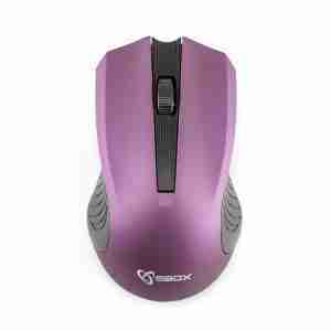 SBOX WIRELESS OPRTICAL MOUSE WM-373 PURPLE
