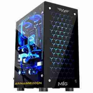ARMAGGEDDON GAMING PC CASE M1G BLACK
